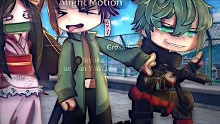 “Headshot!!” || gacha || assassin AU || mha x demon slayer