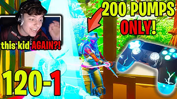 CLIX *LOSES* 120-0 WAGER RECORD to THIS UNKNOWN CONTROLLER PLAYER! (Fortnite)