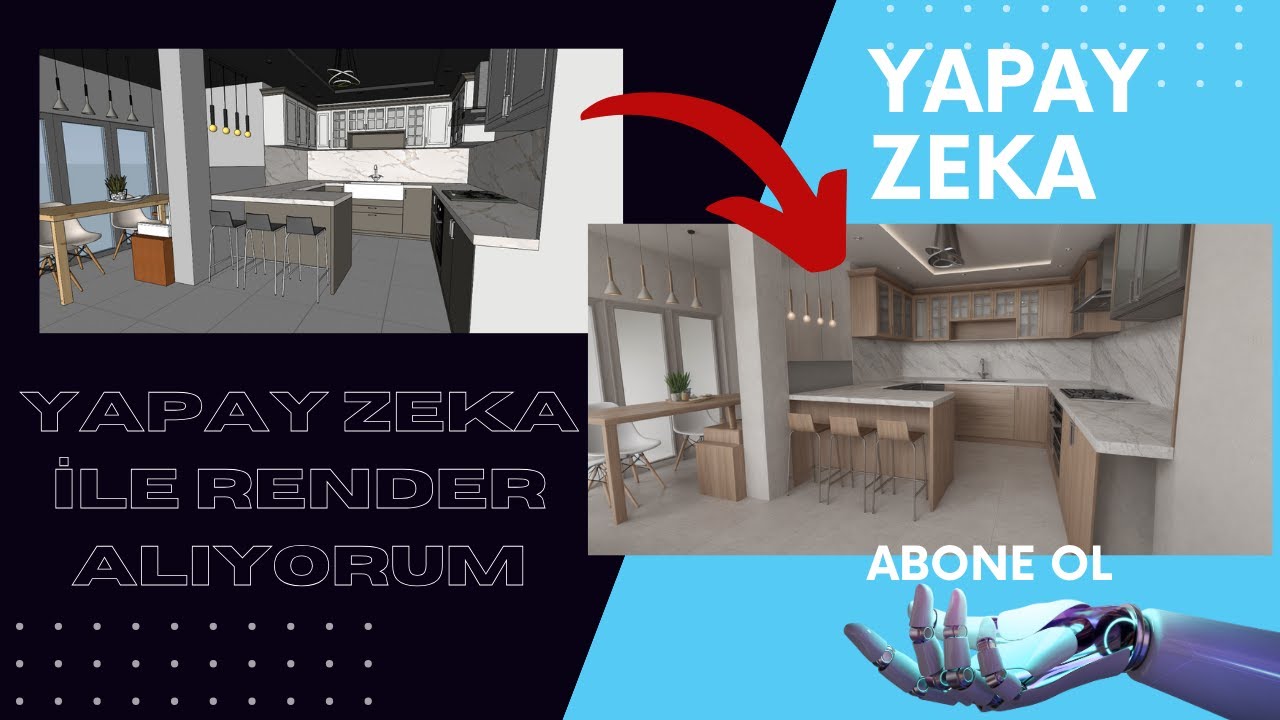 Visoid Rendering YAPAY ZEKA İLE RENDER ALIYORUM! ÜCRETSİZ! #VISOID #AI #YapayZeka # ...