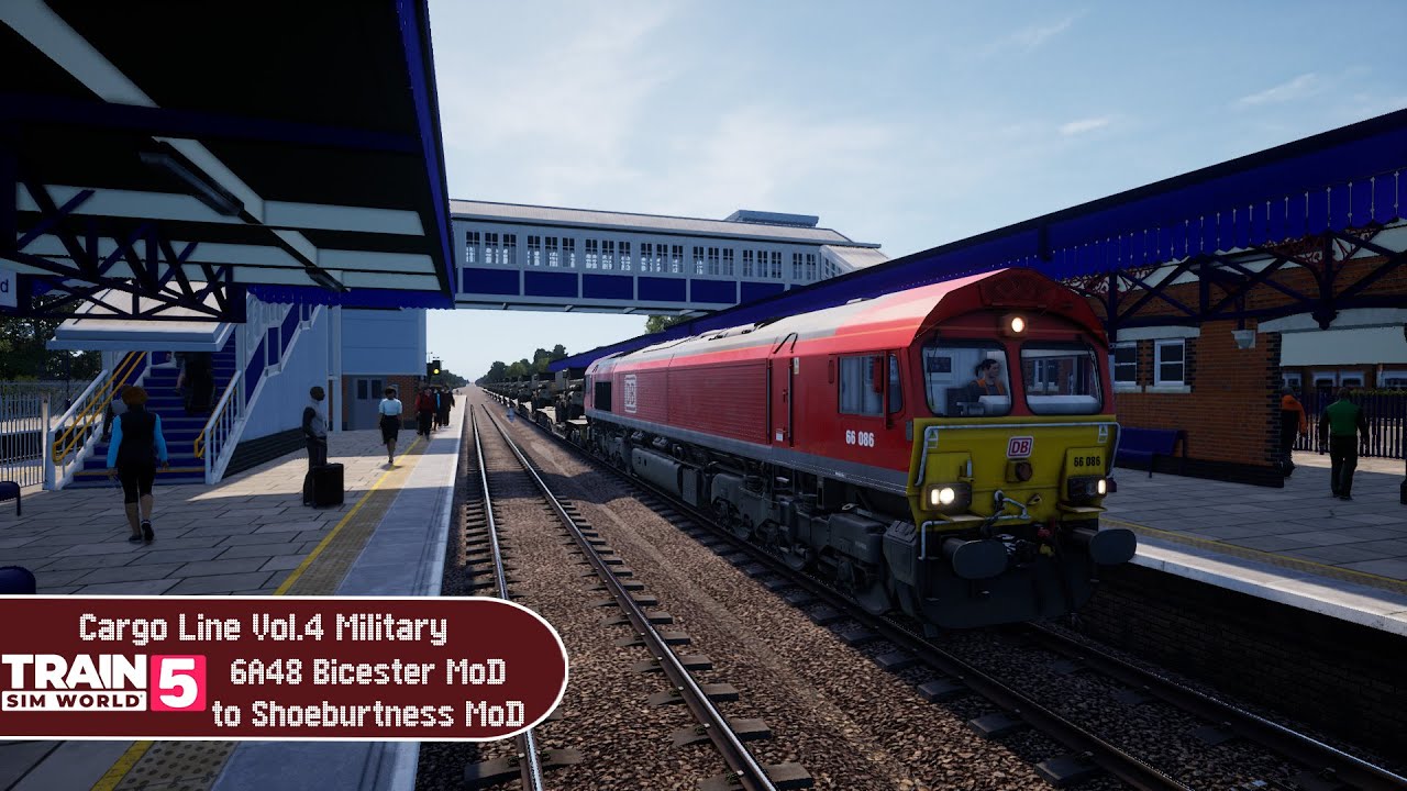 Train Sim World 5 - Cargo Line Vol 4 Military - 6A48 Bicester MoD to Shoeburtness MoD
