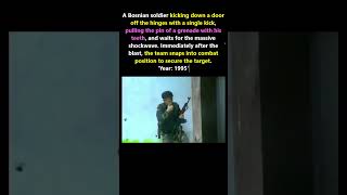 Military man pulling the pin of a grenade with his teeth #military