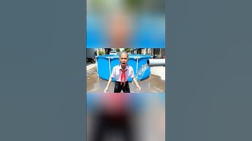 Hùng Trọc  tháo khô nước đổ bùn bể bơi troll capybara#capybara #shorts