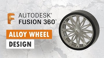 Lichtmetalen velgenontwerp in Fusion 360