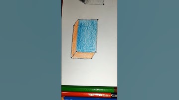 Draw easy cuboid | #shorts