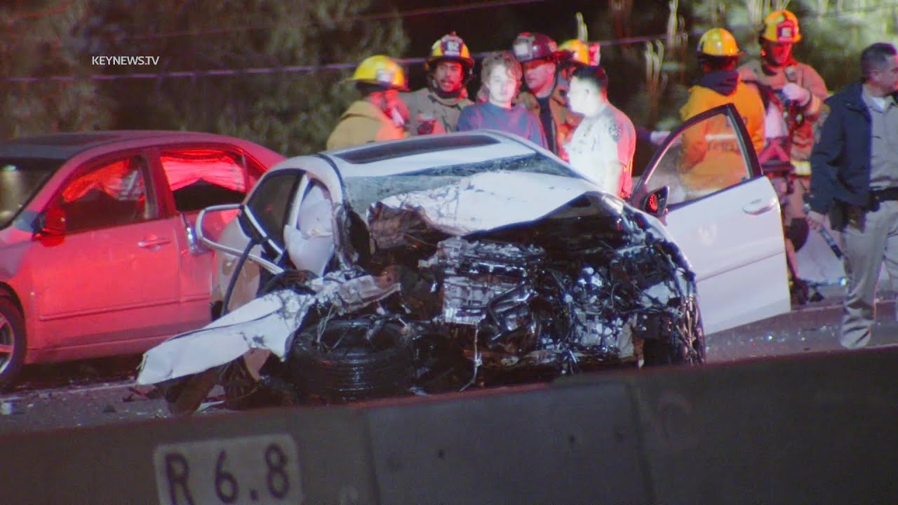 Wrong-Way Driver Causes Multi-Vehicle Crash on 101 Freeway in Hollywood ...
