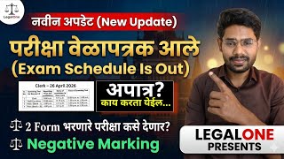 मुंबई उच्च न्यायालय भरती Update | अपात्र उमेदवाराने काय करावे? वेळापत्रक जाहीर | #job #education