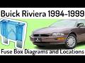 (1994-1999) Buick Riviera Fuse Box Diagrams and Fuse Panel Locations✅