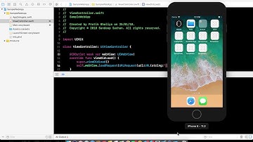 UIWebView load URL tutorial