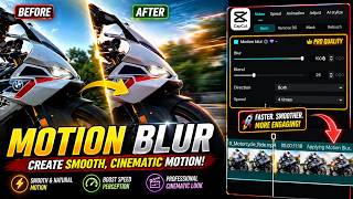 Motion Blur Effect CapCut PC | How to Use Motion Blur in CapCut PC