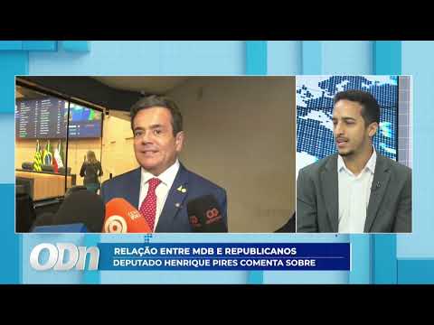 O Dia News - Relação entre MDB e REPUBLICANOS, Deputado Hnrique Pires comenta sobre