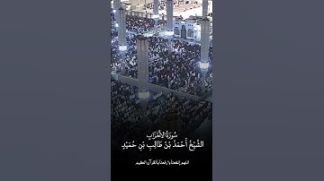 سورة الأحزاب | الشيخ #أحمد_بن_طالب_بن_حميد