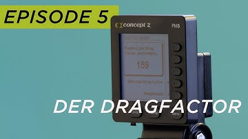 Concept2 RowErg - Der Dragfactor