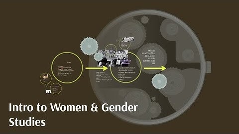Intro to gender studies lec # 1