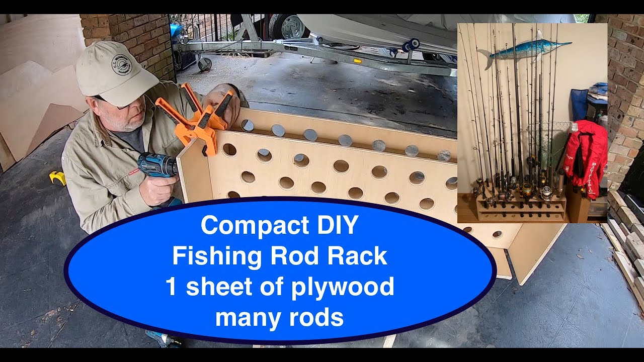 How To Make A Simple, Cheap & EXTREMELY STRONG Fishing Rod Rack