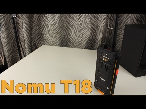 Nomu T18 -  Защищённый смартфон с рацией и экшн-камерой в комплекте