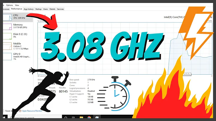 How to increase CPU speed on  Laptop | How to increase CPU speed just double in 2 steps | PC speed