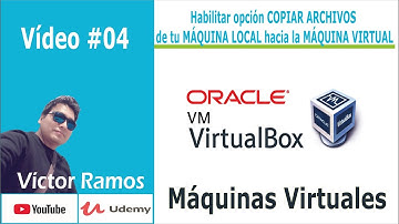 vídeo #04-Habilitar opción COPIAR ARCHIVOS de MAQUINA LOCAL a la MÁQUINA VIRTUAL |Máquinas Virtuales
