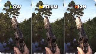 PC Graphics Comparison - HUNT Showdown - Low vs Ultra Settings