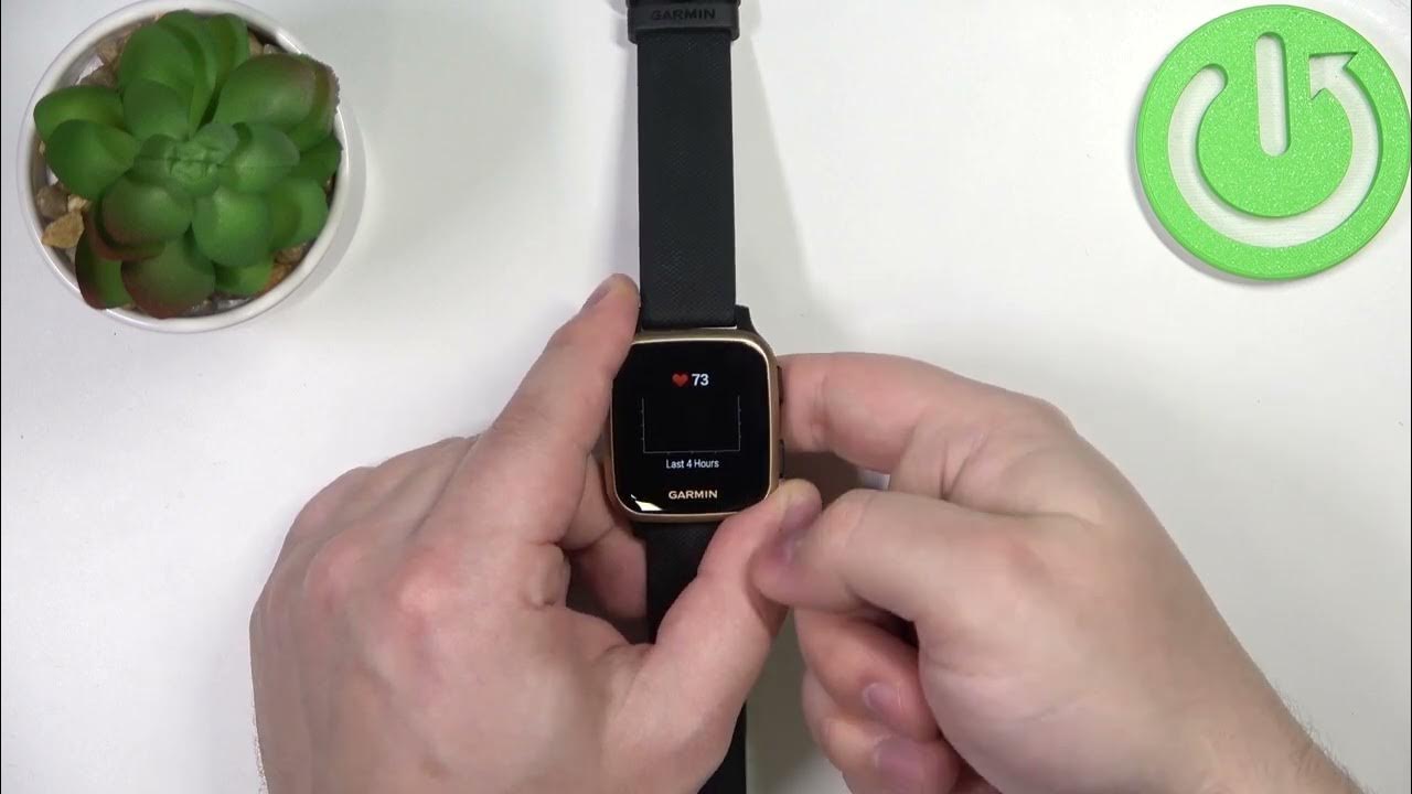 How to Measure Heart Rate in GARMIN Venu Sq Music Find Heart Rate Data YouTube