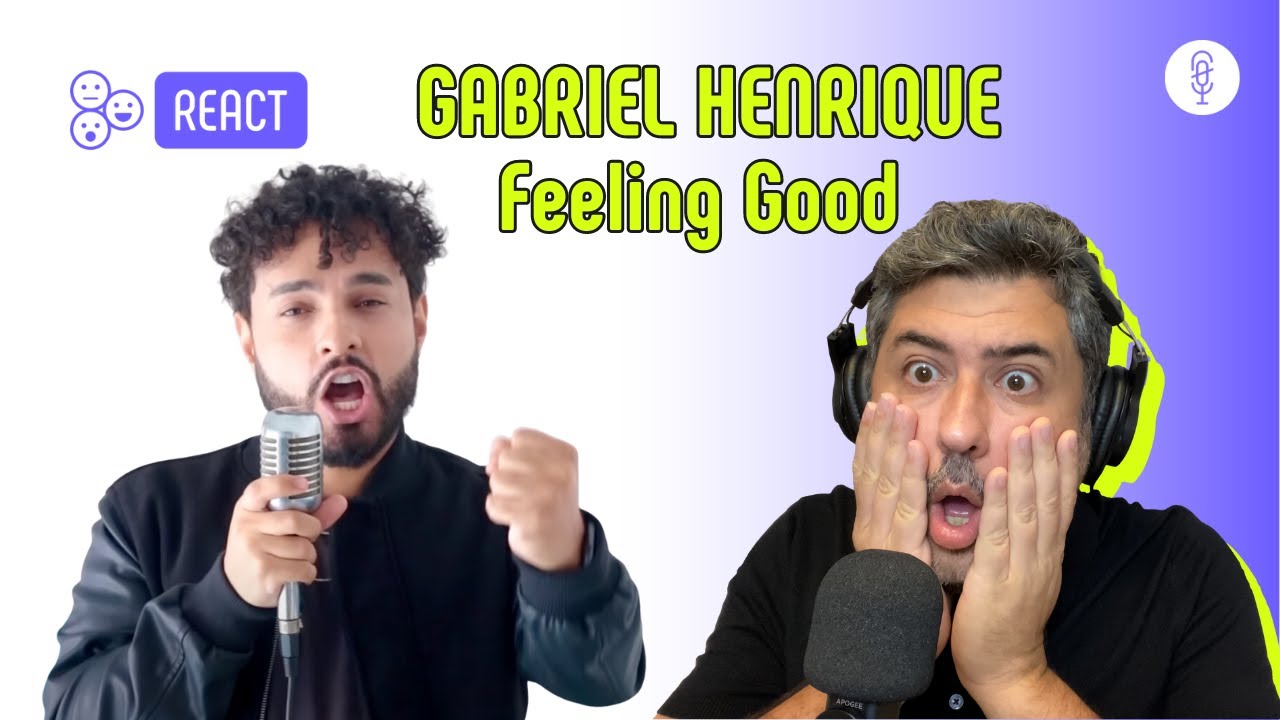 GABRIEL HENRIQUE | Feeling Good | Vocal coach REACTION & ANÁLISE | Rafa Barreiros