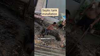 septic tank installation #septictank #motivation #plumbingtime