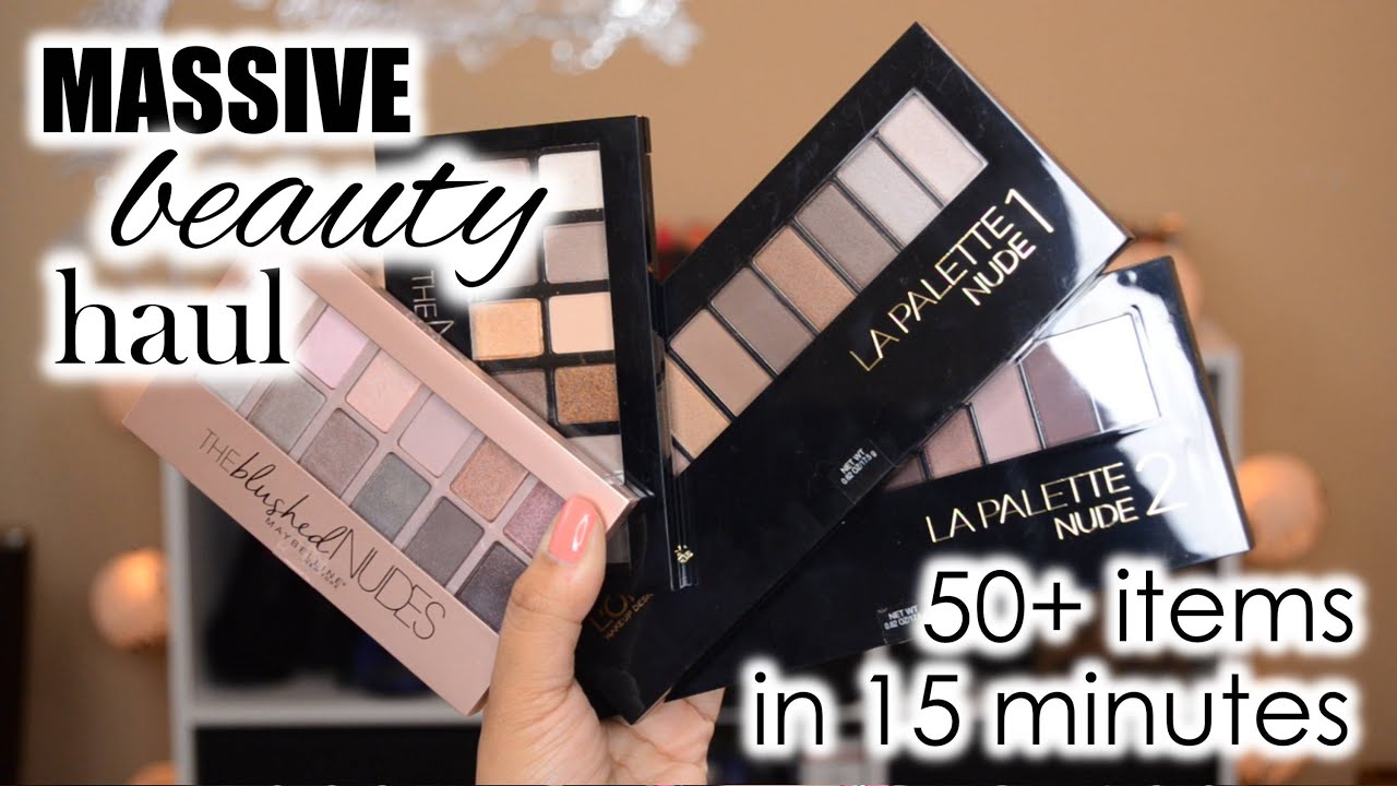 MASSIVE Beauty Haul makeup artist choice