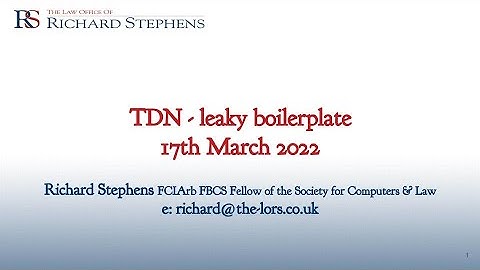 Leaky boilerplate: what can go wrong with boilerplate clauses?