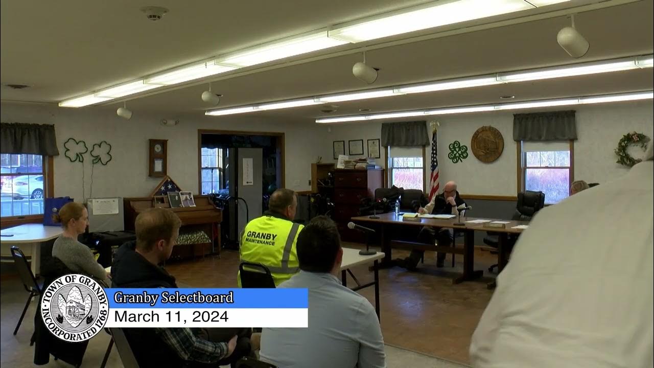 Granby MA Board of Assessors 3112024 YouTube