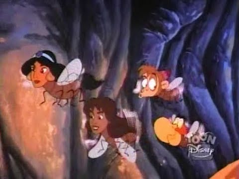 upload image Aladdin (1994) - Everyone transforms into Flies