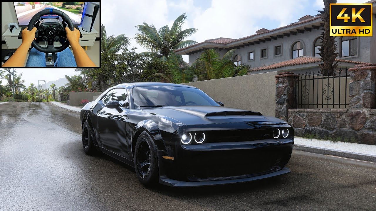 Dodge Challanger SRT Demon - Forza Horizon 5 | PS5 Pro | Logitech G923 Gameplay