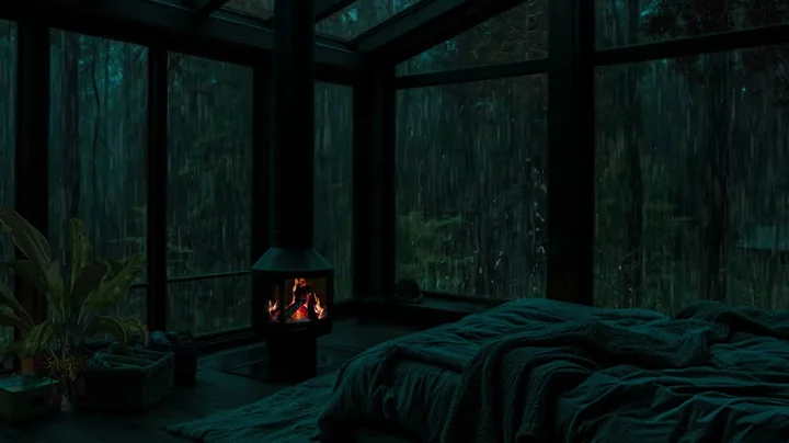 Rain Sound in Forest ⛈️ Heavy Rain on Window for Fall Asleep in 3 Minutes | Soothing Rainy Day Vibes thumbnail