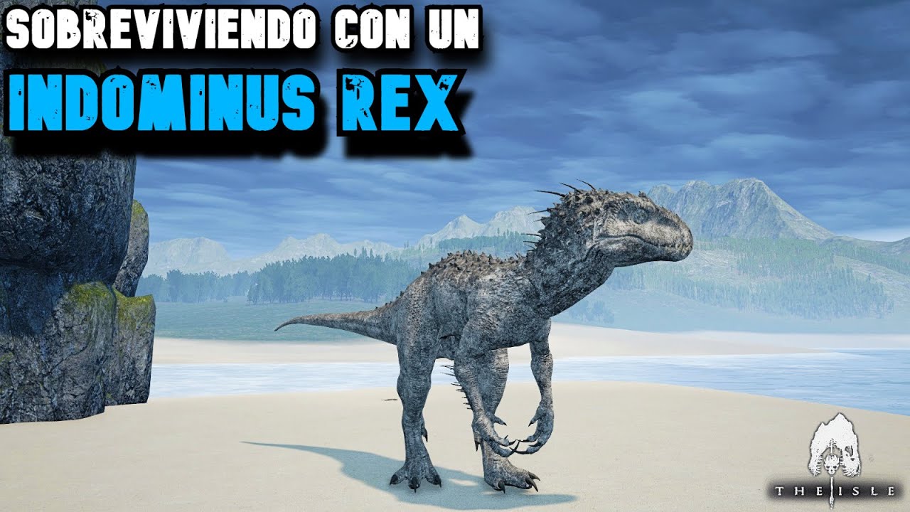 😨JUGUÉ CON EL INDOMINUS REX EN THE ISLE 🔥🦖NO CREERÁS LO QUE SUCEDIÓ