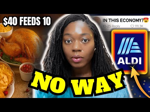 WAIT… Aldi Thanksgiving DINNER for $40?!