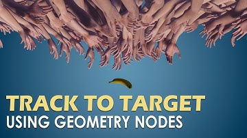Geometry Nodes Instance Target Tracking