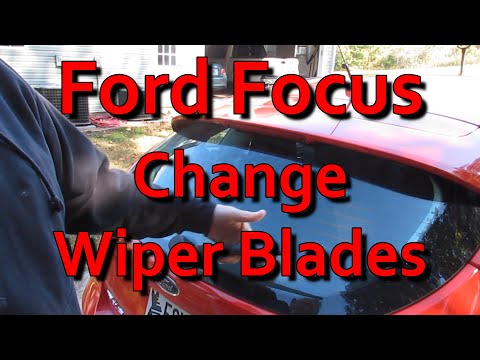 Video: Ano ang sukat ng Ford Focus wiper blades?