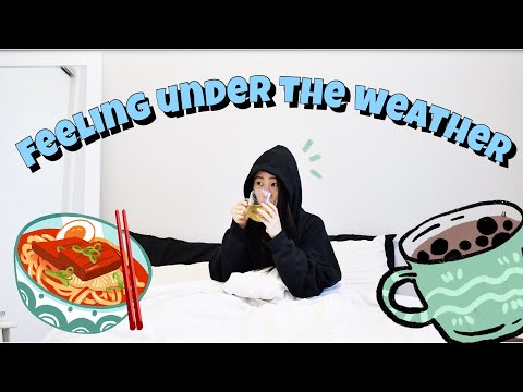 Feeling Sick | my low key day trying to be productive & tackle this cold