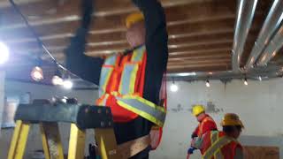 Bishop Reding Dual Credit Electrical OYAP on Habitat for Humanity project