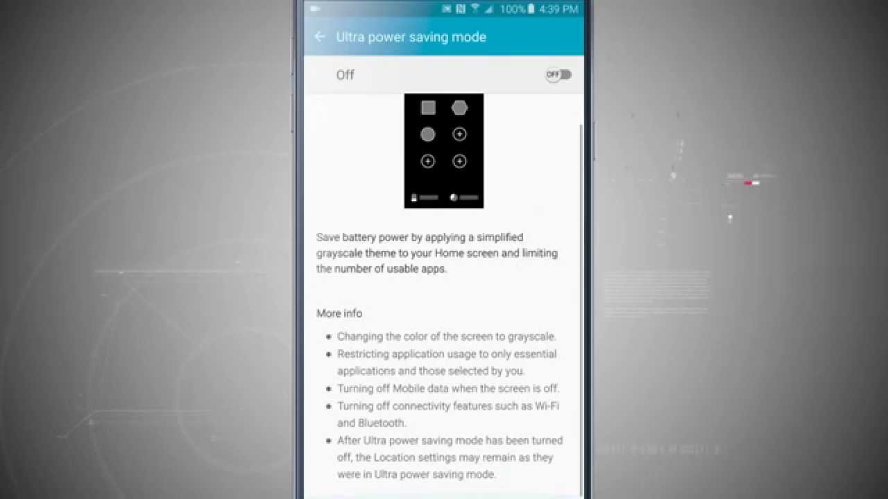 Enable Battery Saver Mode on the Samsung Galaxy Note 5 YouTube