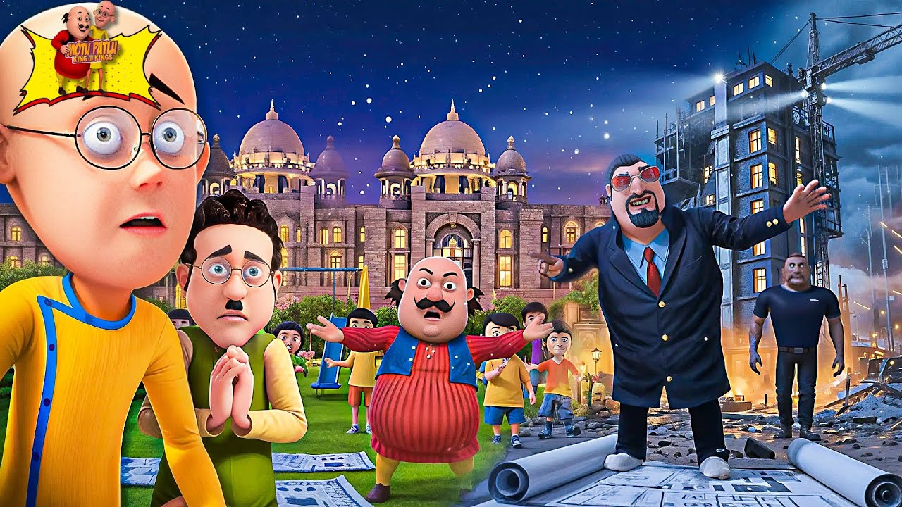 Motu Patlu Ka Rock Lifting Race Per Hungama | Unlimited Comedy | Motu Patlu | Kiddie Land