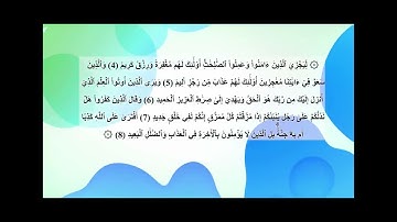 القارئ عزت الله سيف #سورة_سبأ من 1 إلى 18 Surat Saba