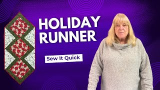 Holiday Table Runner Tutorial: Easy, Fast, and Festive | Episode 183