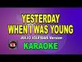 YESTERDAY WHEN I WAS YOUNG [ KARAOKE ] - JULIO IGLESIAS Version@nuansamusikkaraoke