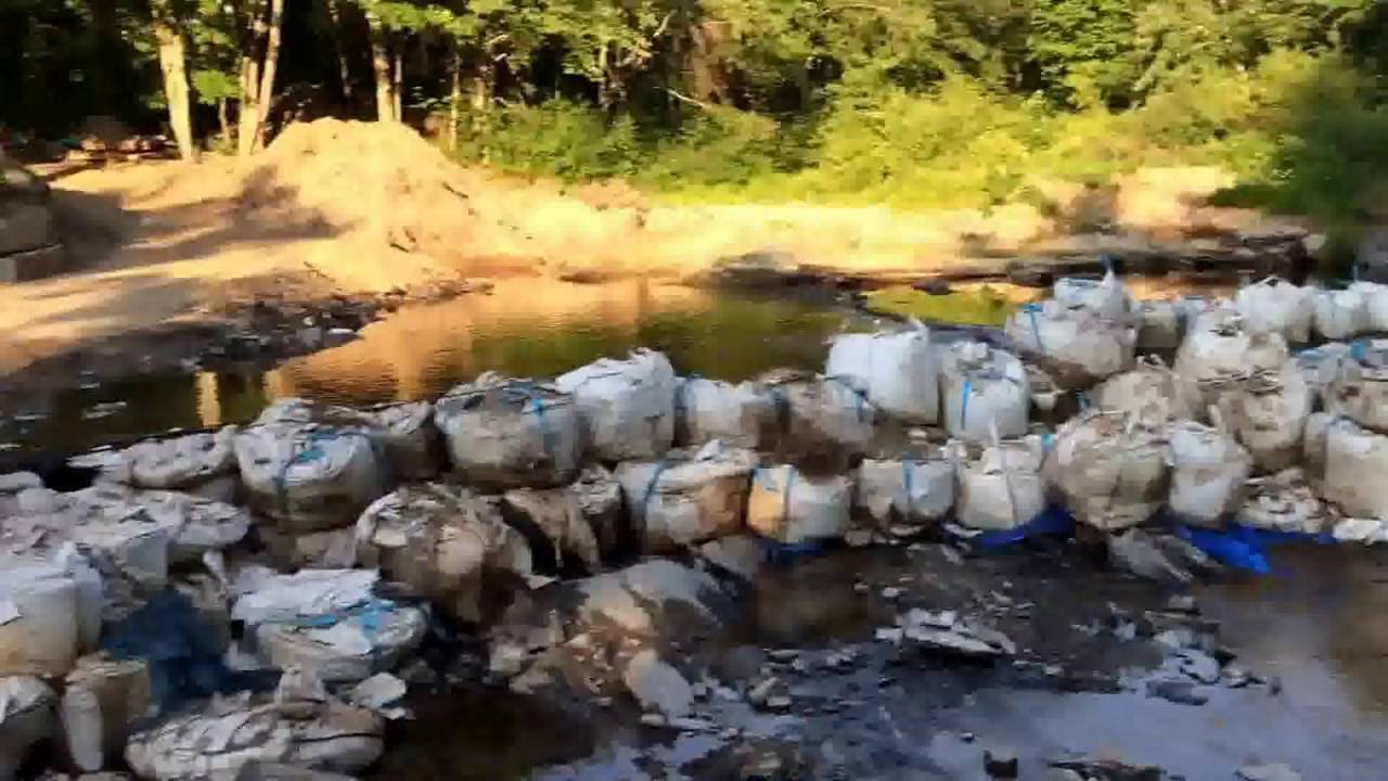 Salmon falls river timber dam rebuild YouTube