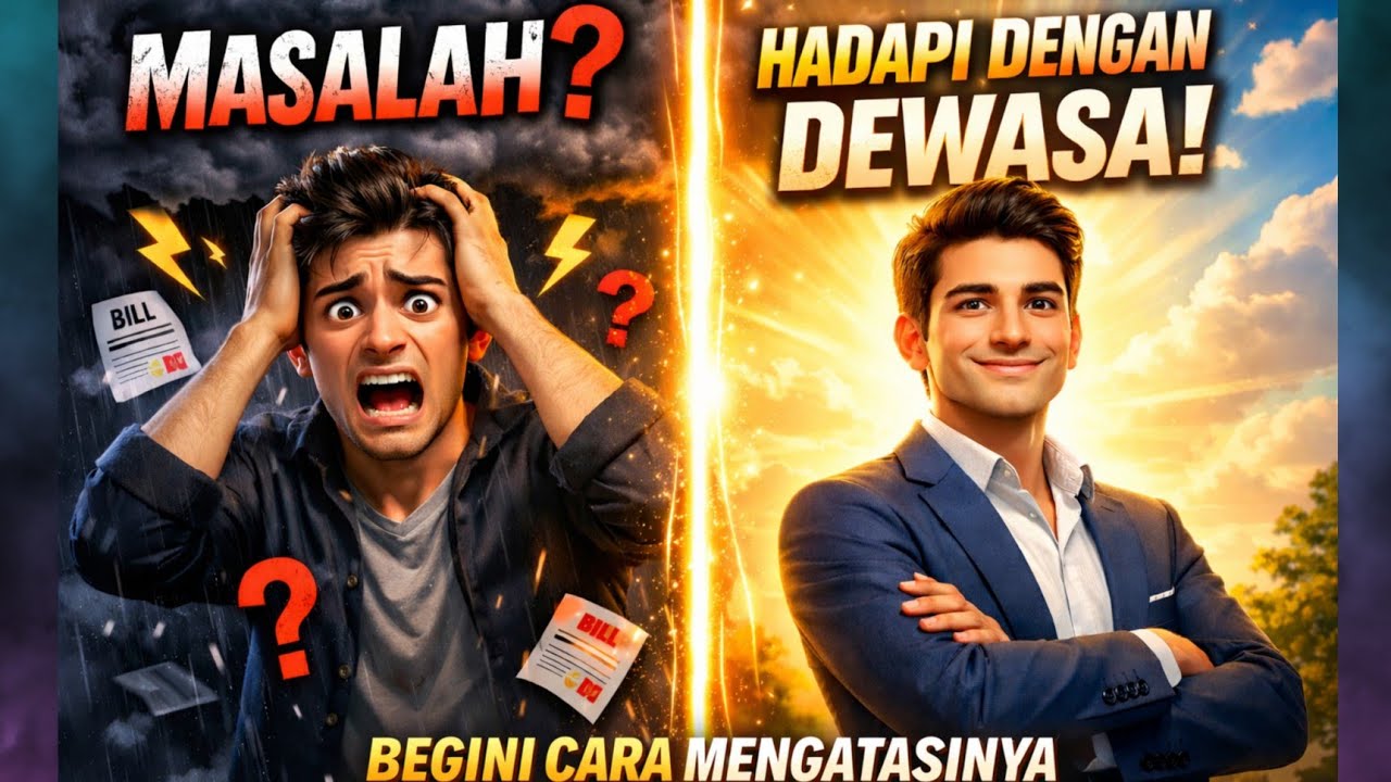 Cara Dewasa Menghadapi Masalah Tanpa Stres & Emosi!