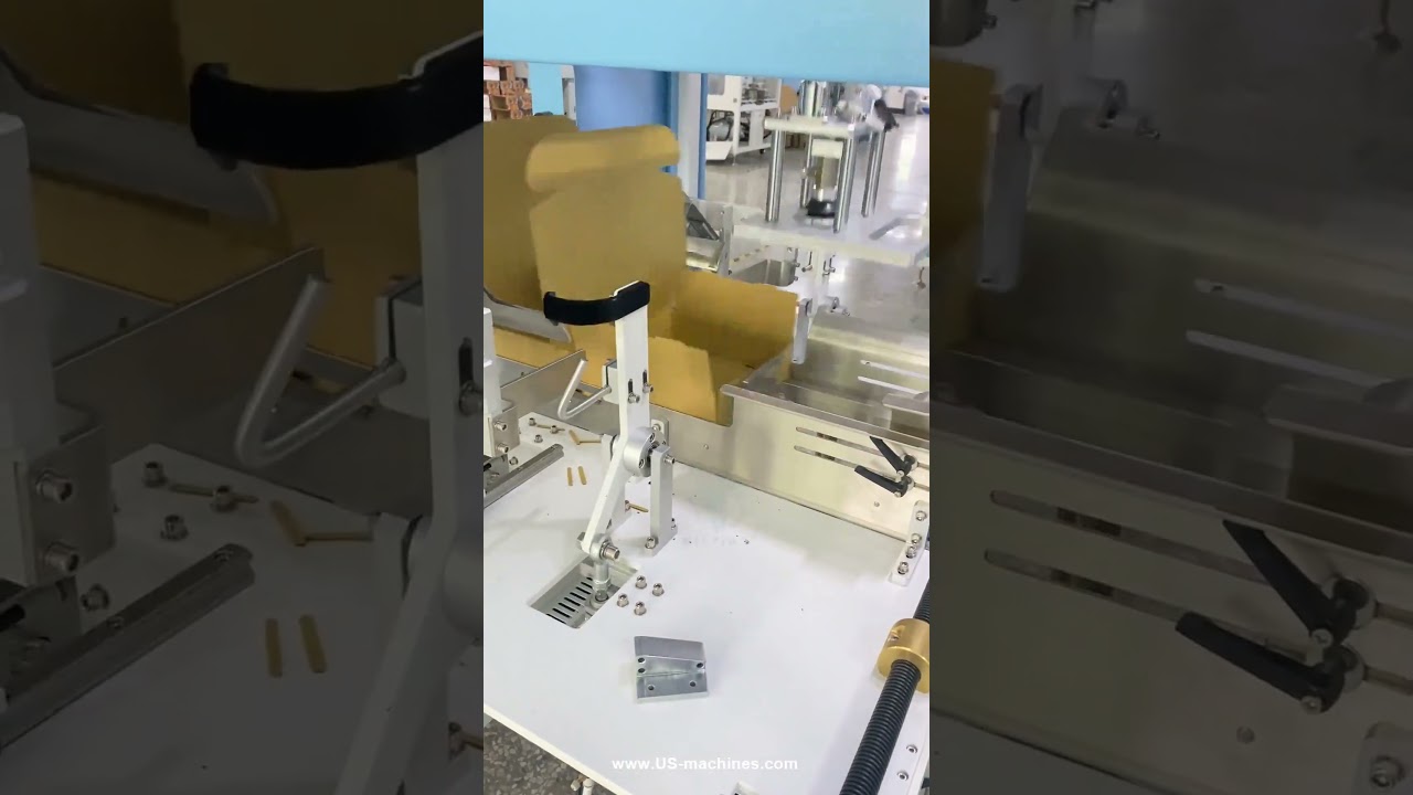 Automatic empty tray flip case box forming folding erecting machine