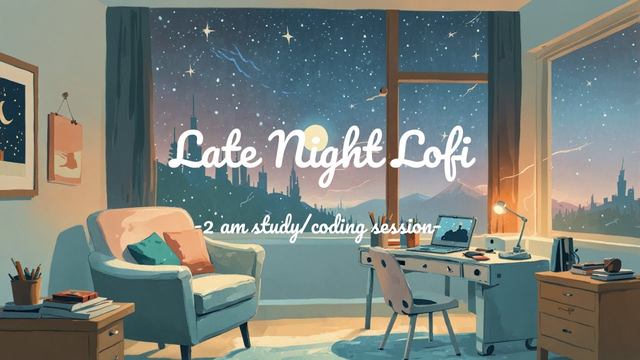2 AM Late Night Focus 💻 Lofi Beats Study & Coding Sessions [chill lo-fi hip hop beats]