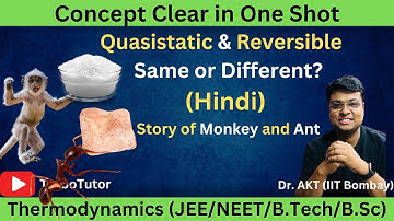 Are Quasistatic and Reversible Processes the Same or Different|AKT_Hindi