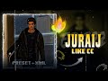 Juraij LIKE CC 😍 | XML & PRESET | ALIGHT MOTION | EDIT WITH ME |