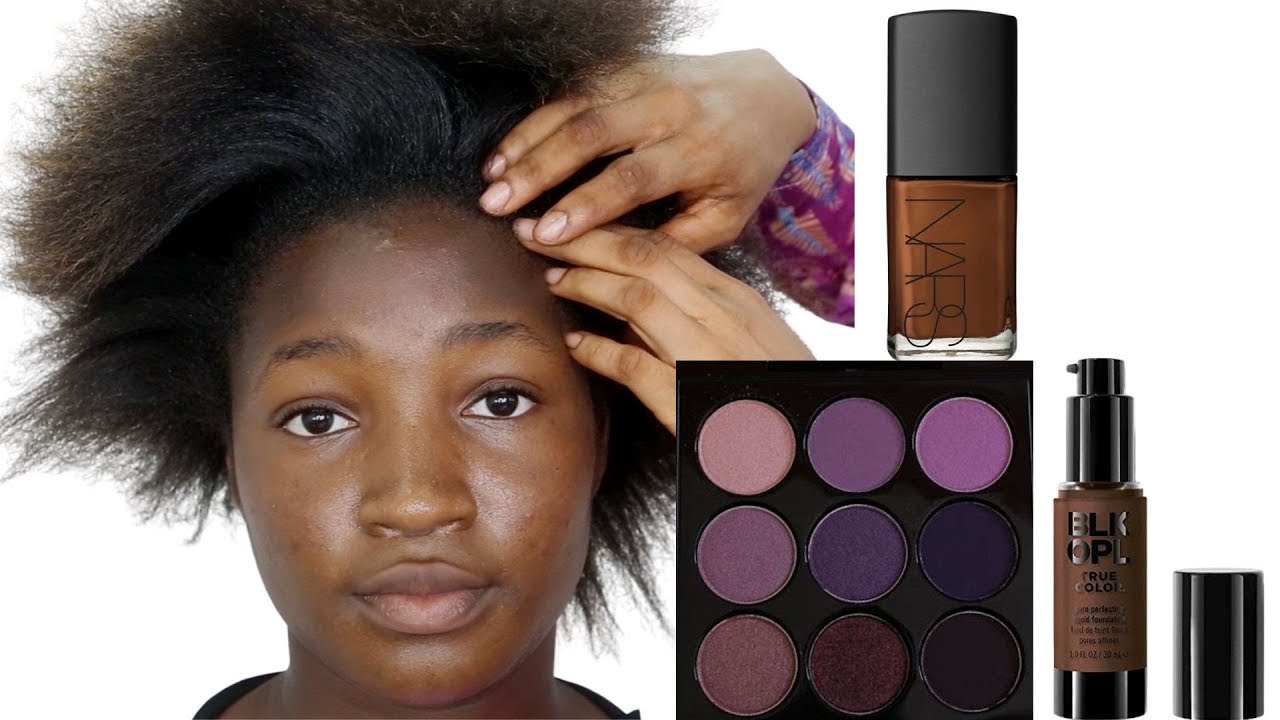A MUST WATCH 💄 👆MELANIN HAIR AND MAKEUP  👆TRANSFORMATION  VIDEO💄 MAGICAL 😱 DARK SKIN MAKEUP  😱