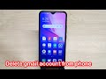 How to remove google account from vivo
